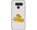 Funda Gel Tpu para Lg Q60 / K50 diseño Leones Dibujos