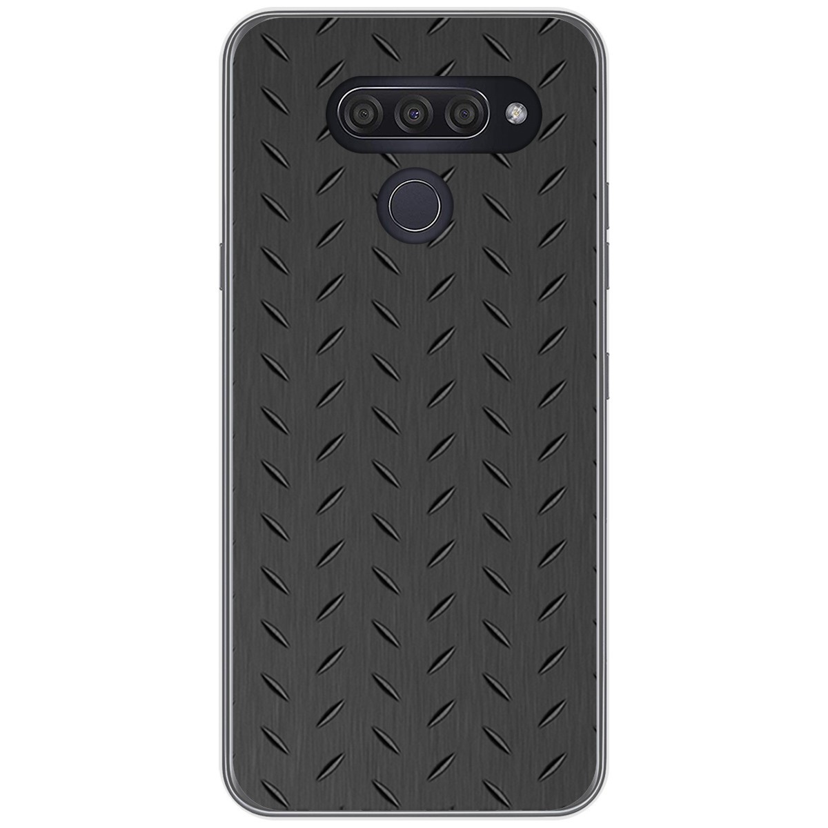 Funda Gel Tpu para Lg Q60 / K50 diseño Metal Dibujos