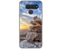 Funda Gel Tpu para Lg Q60 / K50 diseño Sunset Dibujos