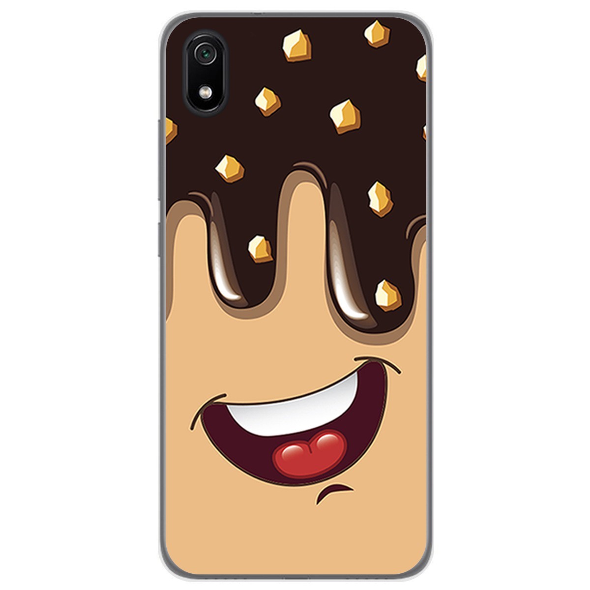 Funda Gel Tpu para Xiaomi Redmi 7A diseño Helado Chocolate Dibujos