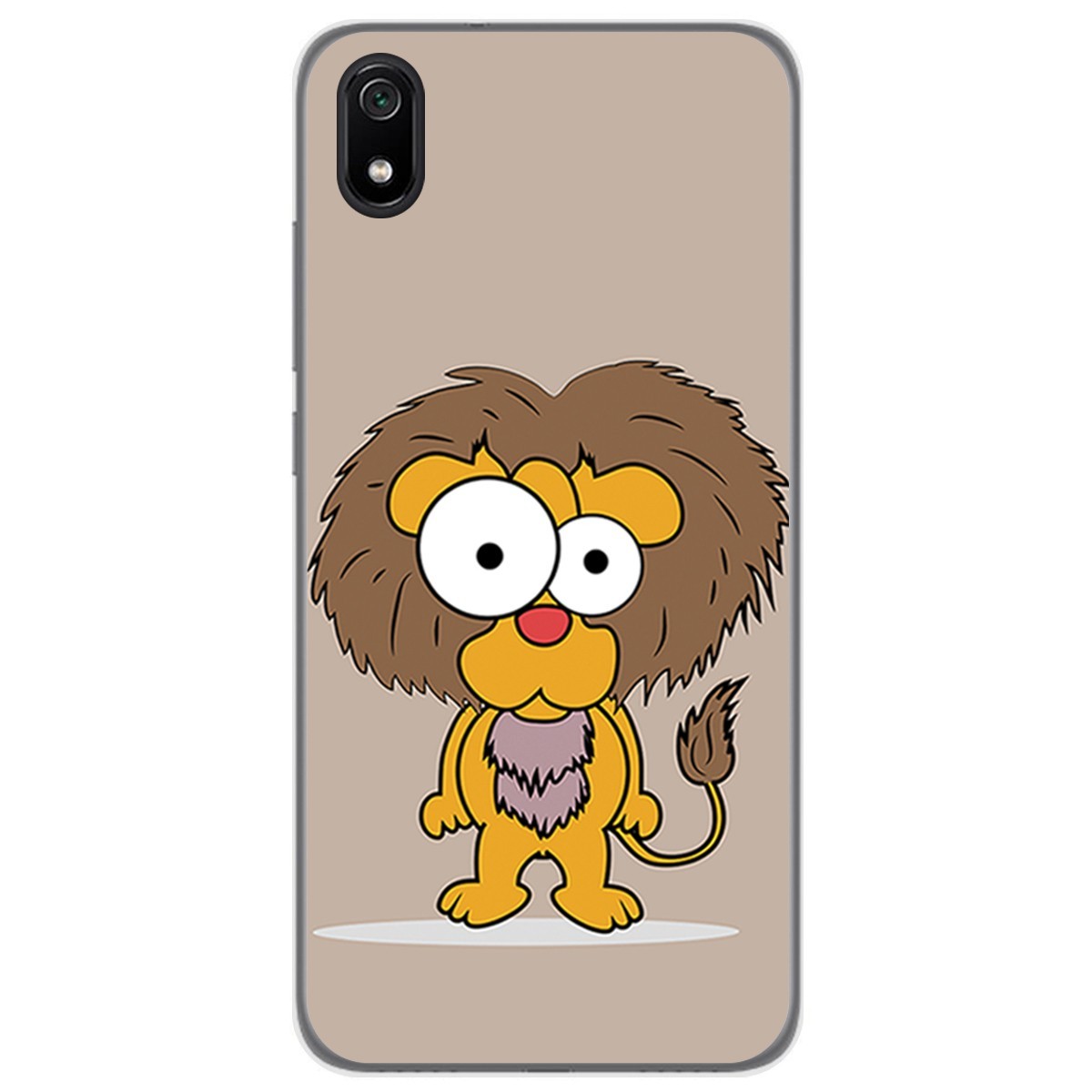 Funda Gel Tpu para Xiaomi Redmi 7A diseño Leon Dibujos