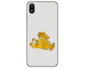 Funda Gel Tpu para Xiaomi Redmi 7A diseño Leones Dibujos