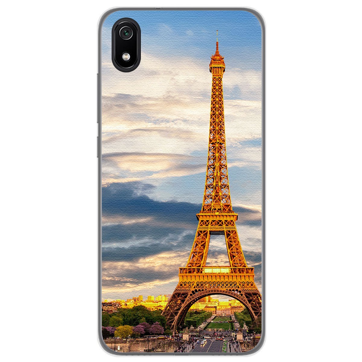 Funda Gel Tpu para Xiaomi Redmi 7A diseño Paris Dibujos