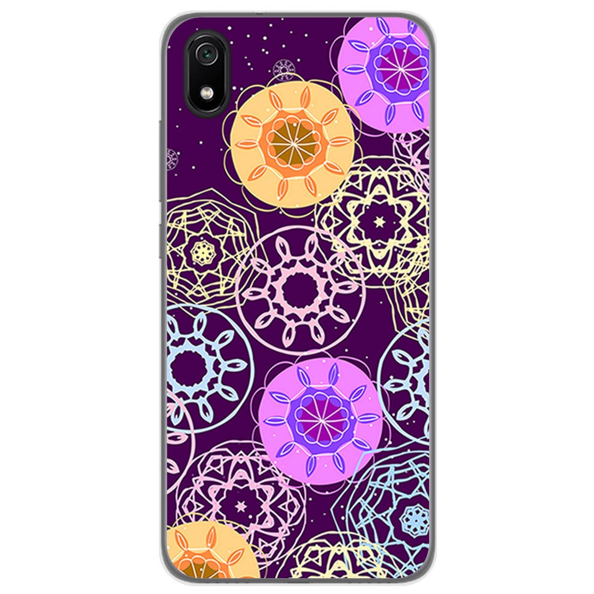 Funda Gel Tpu para Xiaomi Redmi 7A diseño Radial Dibujos