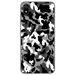 Funda Gel Tpu para Xiaomi Redmi 7A diseño Snow Camuflaje Dibujos