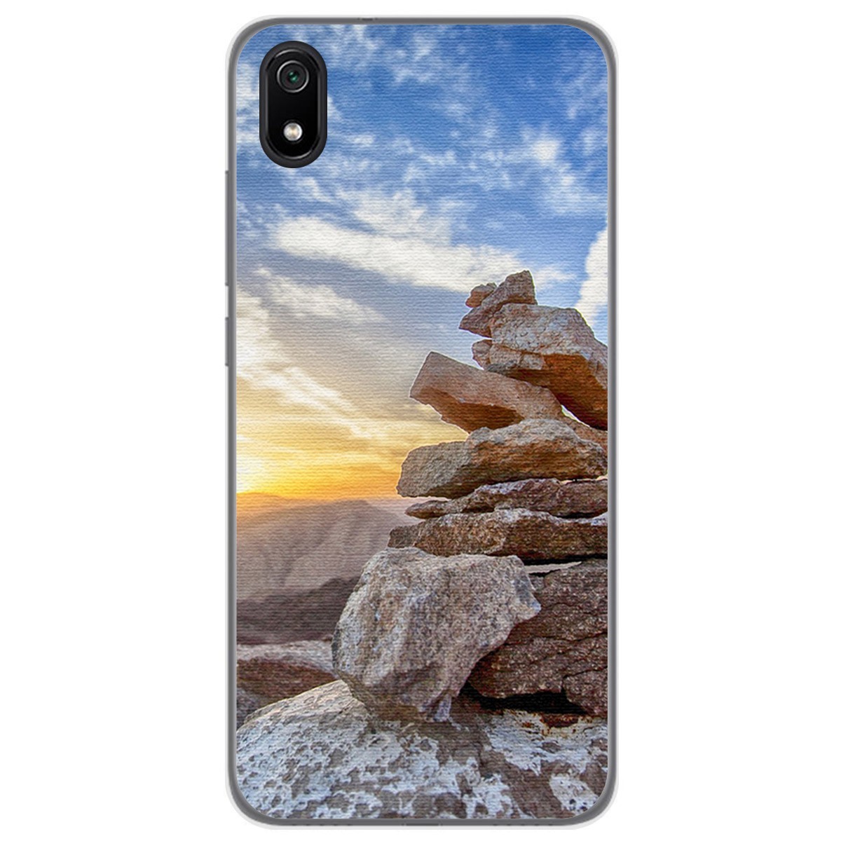 Funda Gel Tpu para Xiaomi Redmi 7A diseño Sunset Dibujos
