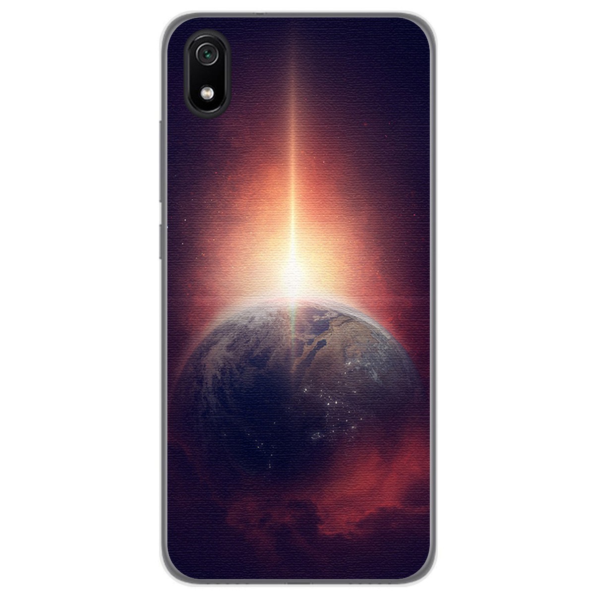 Funda Gel Tpu para Xiaomi Redmi 7A diseño Tierra Dibujos