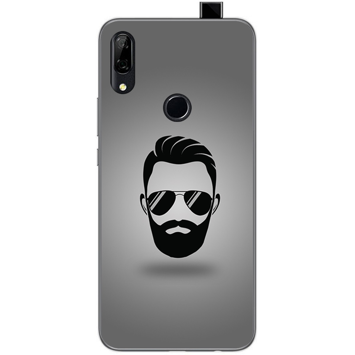 Funda Gel Tpu para Huawei P Smart Z diseño Barba Dibujos