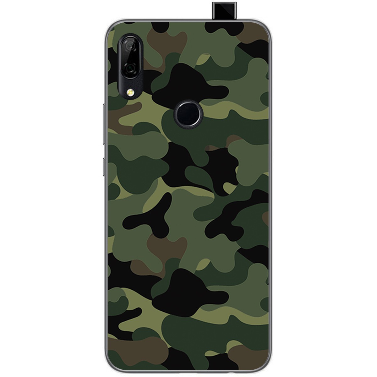 Funda Gel Tpu para Huawei P Smart Z diseño Camuflaje Dibujos
