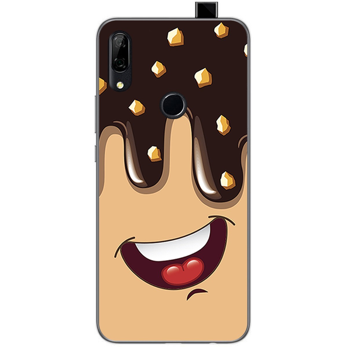 Funda Gel Tpu para Huawei P Smart Z diseño Helado Chocolate Dibujos