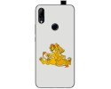 Funda Gel Tpu para Huawei P Smart Z diseño Leones Dibujos