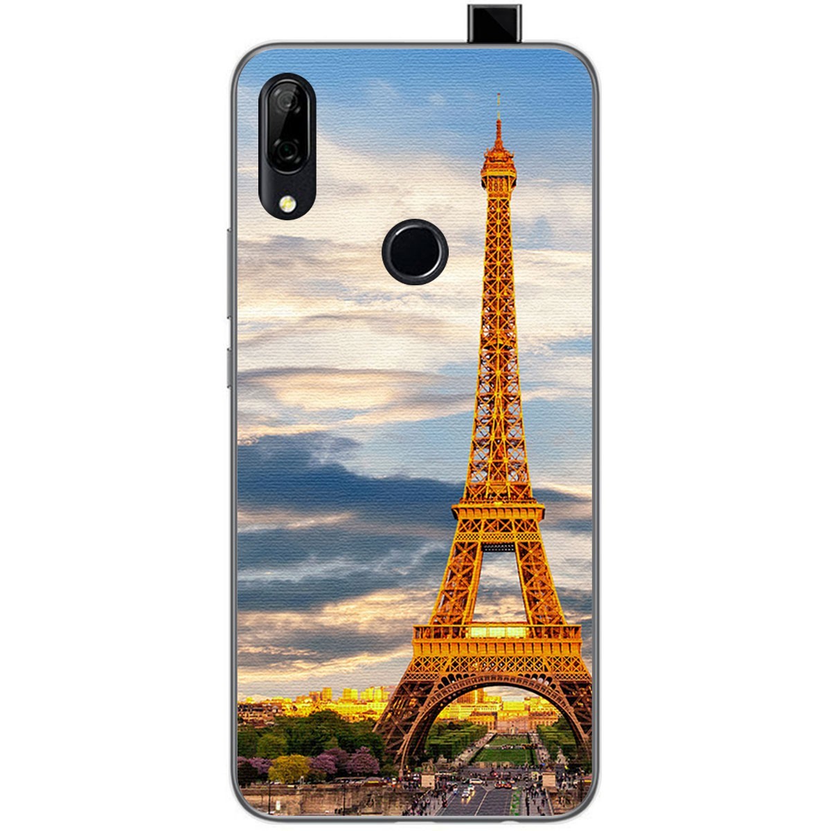 Funda Gel Tpu para Huawei P Smart Z diseño Paris Dibujos