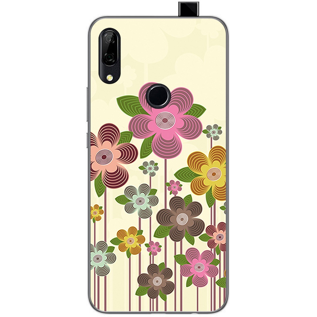 Funda Gel Tpu para Huawei P Smart Z diseño Primavera En Flor Dibujos