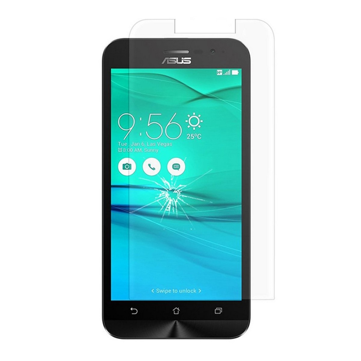 Protector Cristal Templado para Asus Zenfone Go 5" (Zb500Kl) Vidrio
