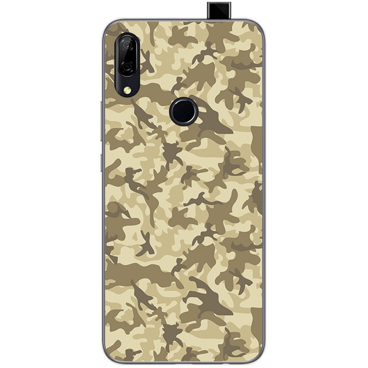 Funda Gel Tpu para Huawei P Smart Z diseño Sand Camuflaje Dibujos