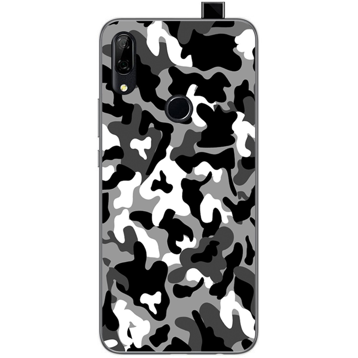 Funda Gel Tpu para Huawei P Smart Z diseño Snow Camuflaje Dibujos