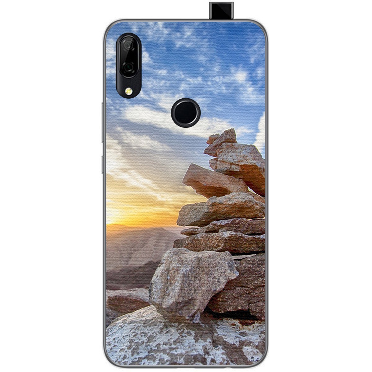 Funda Gel Tpu para Huawei P Smart Z diseño Sunset Dibujos