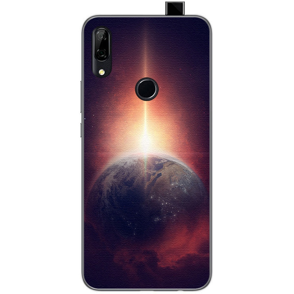 Funda Gel Tpu para Huawei P Smart Z diseño Tierra Dibujos