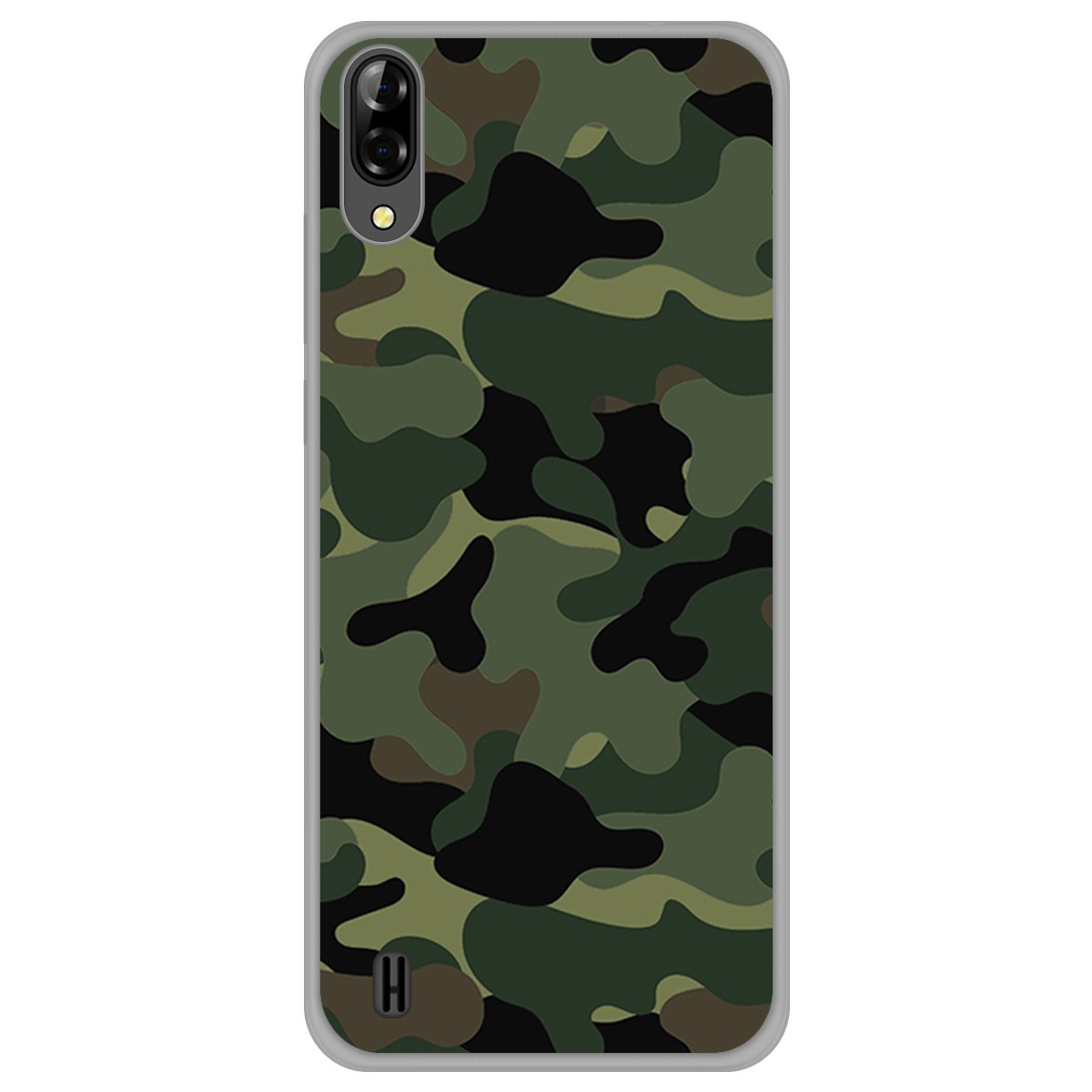 Funda Gel Tpu para Blackview A60 diseño Camuflaje Dibujos