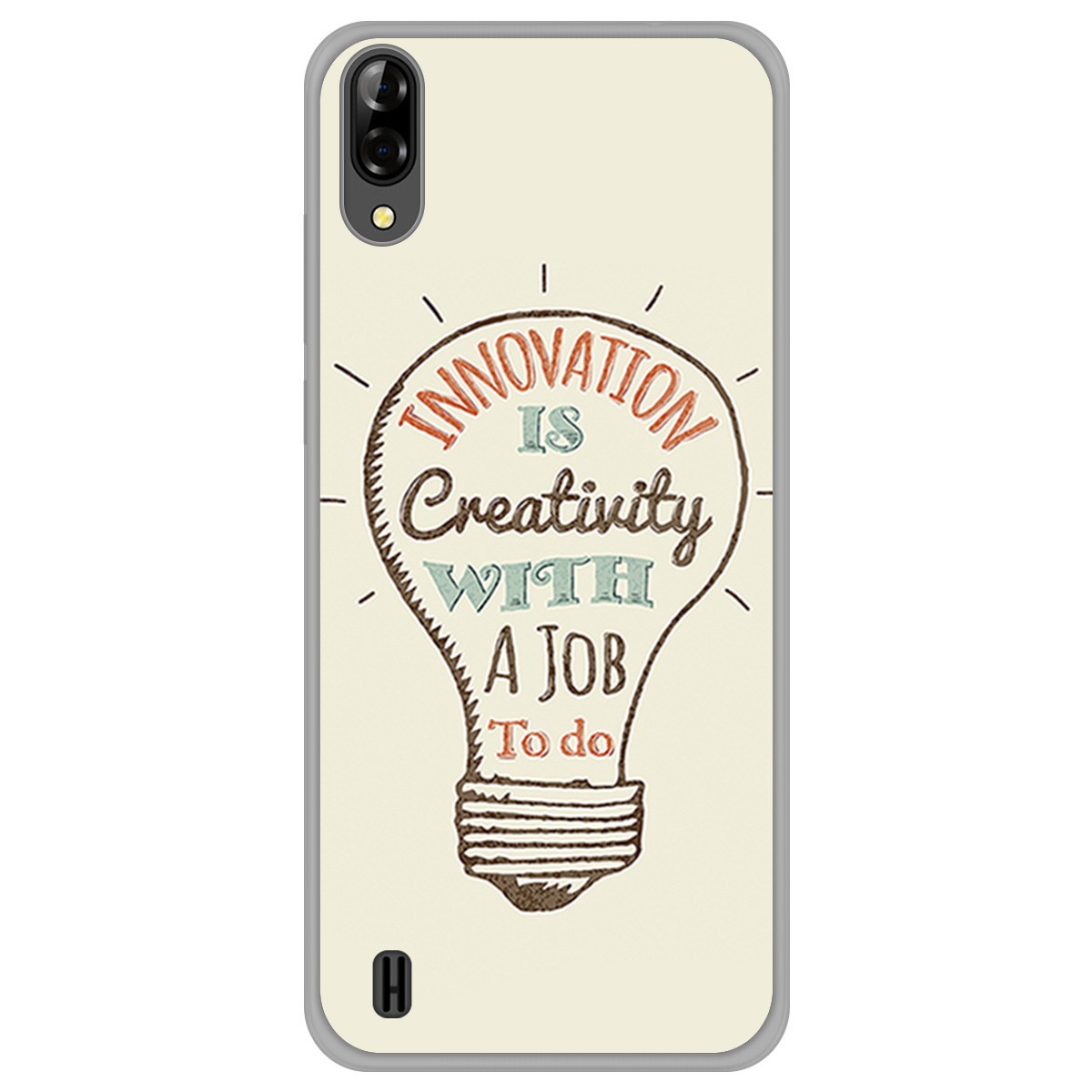Funda Gel Tpu para Blackview A60 diseño Creativity Dibujos
