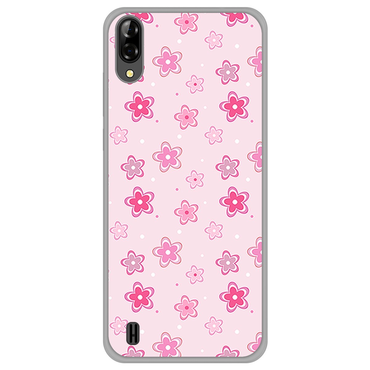 Funda Gel Tpu para Blackview A60 diseño Flores Dibujos