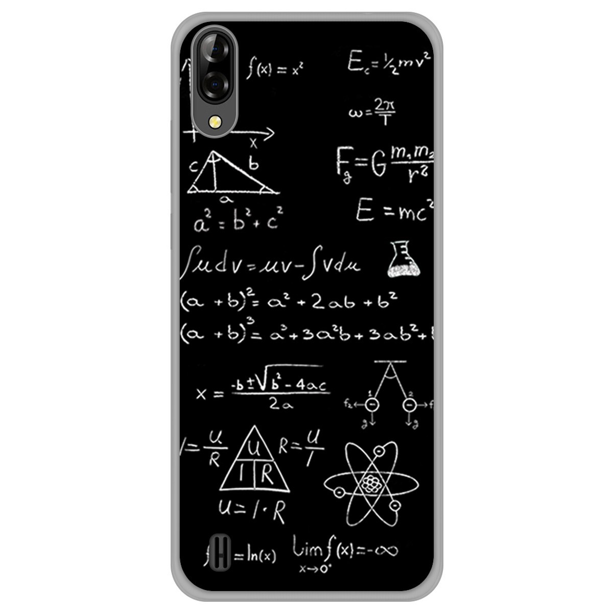 Funda Gel Tpu para Blackview A60 diseño Formulas Dibujos