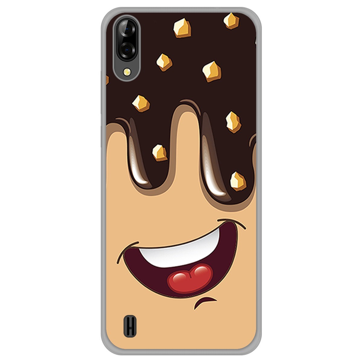Funda Gel Tpu para Blackview A60 diseño Helado Chocolate Dibujos