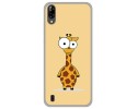 Funda Gel Tpu para Blackview A60 diseño Jirafa Dibujos