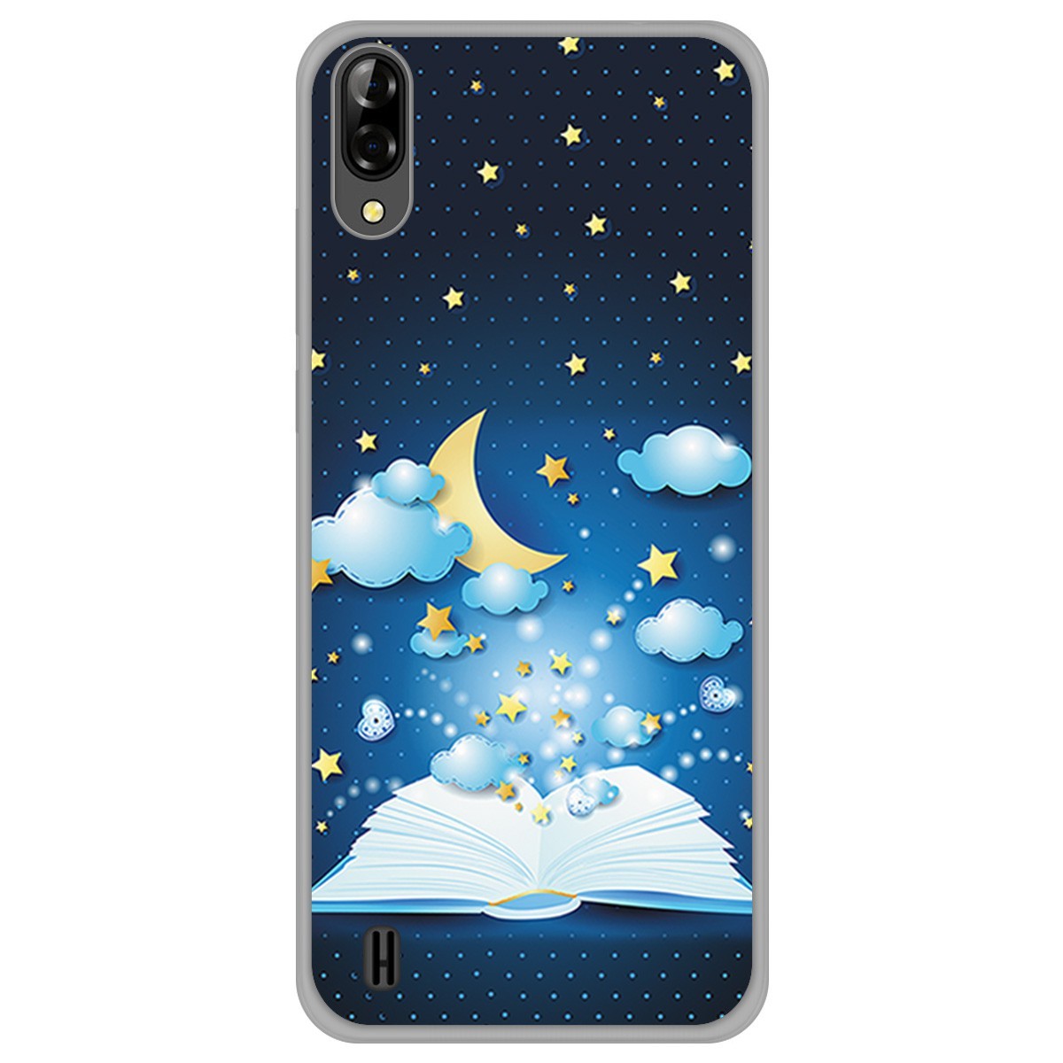 Funda Gel Tpu para Blackview A60 diseño Libro Cuentos Dibujos