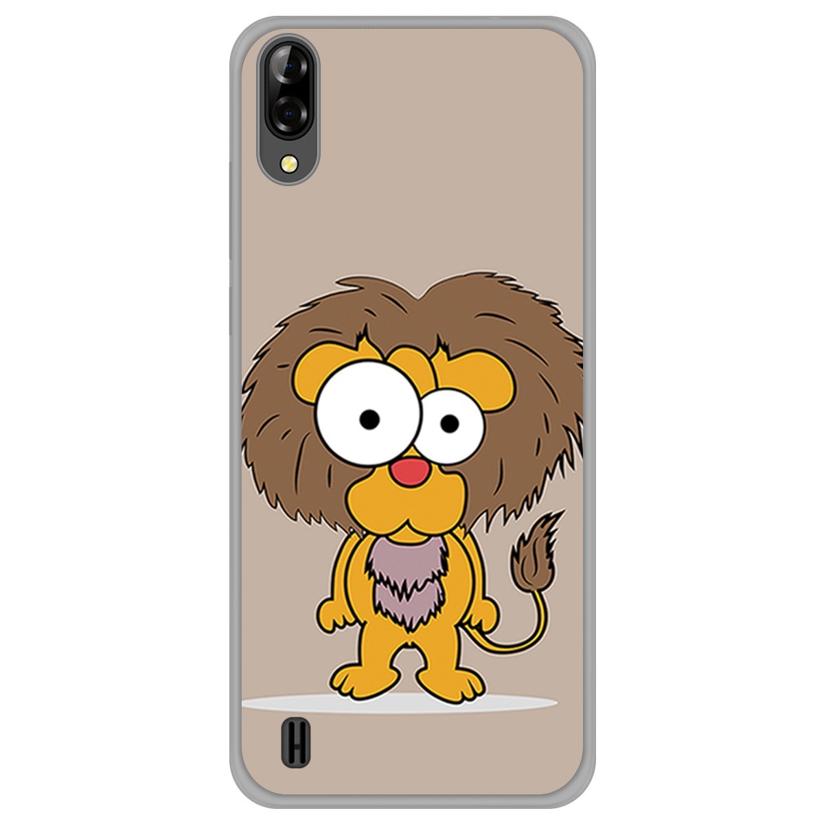 Funda Gel Tpu para Blackview A60 diseño Leon Dibujos
