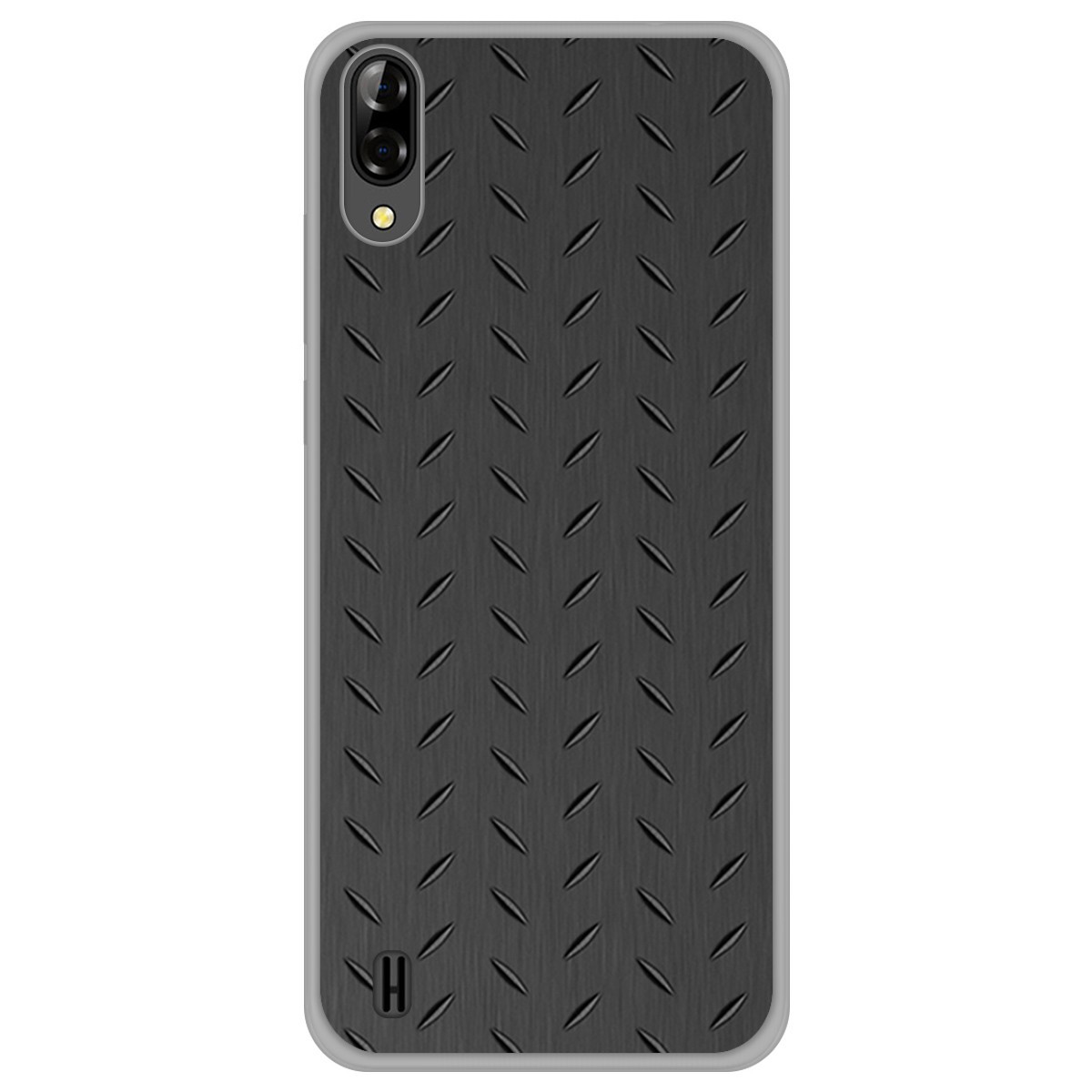 Funda Gel Tpu para Blackview A60 diseño Metal Dibujos