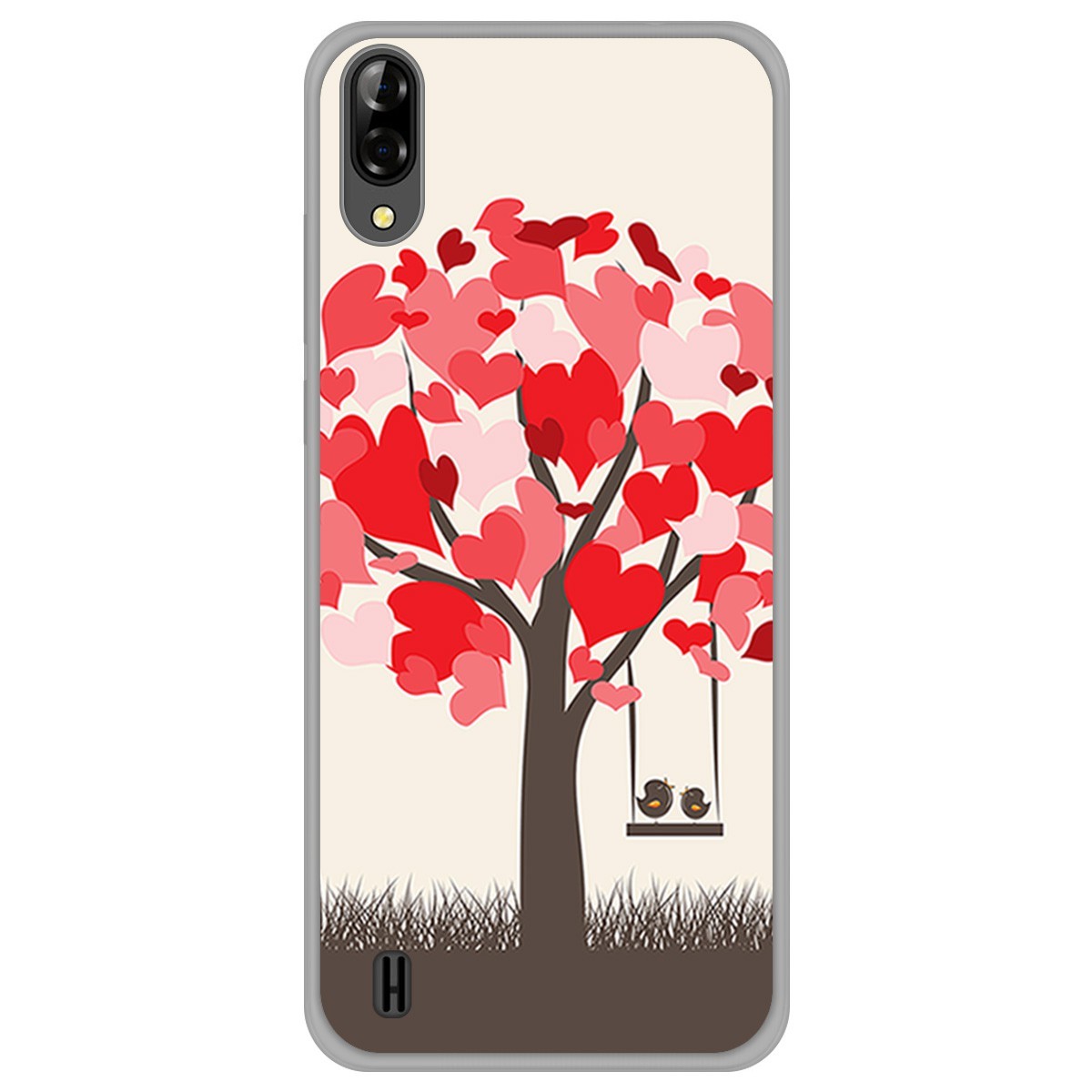 Funda Gel Tpu para Blackview A60 diseño Pajaritos Dibujos