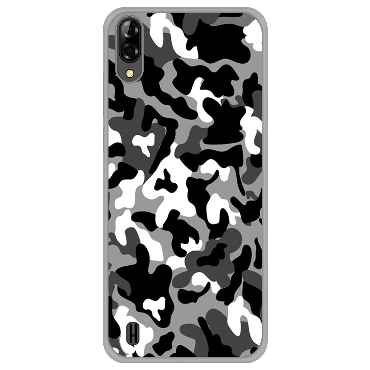 Funda Gel Tpu para Blackview A60 diseño Snow Camuflaje Dibujos