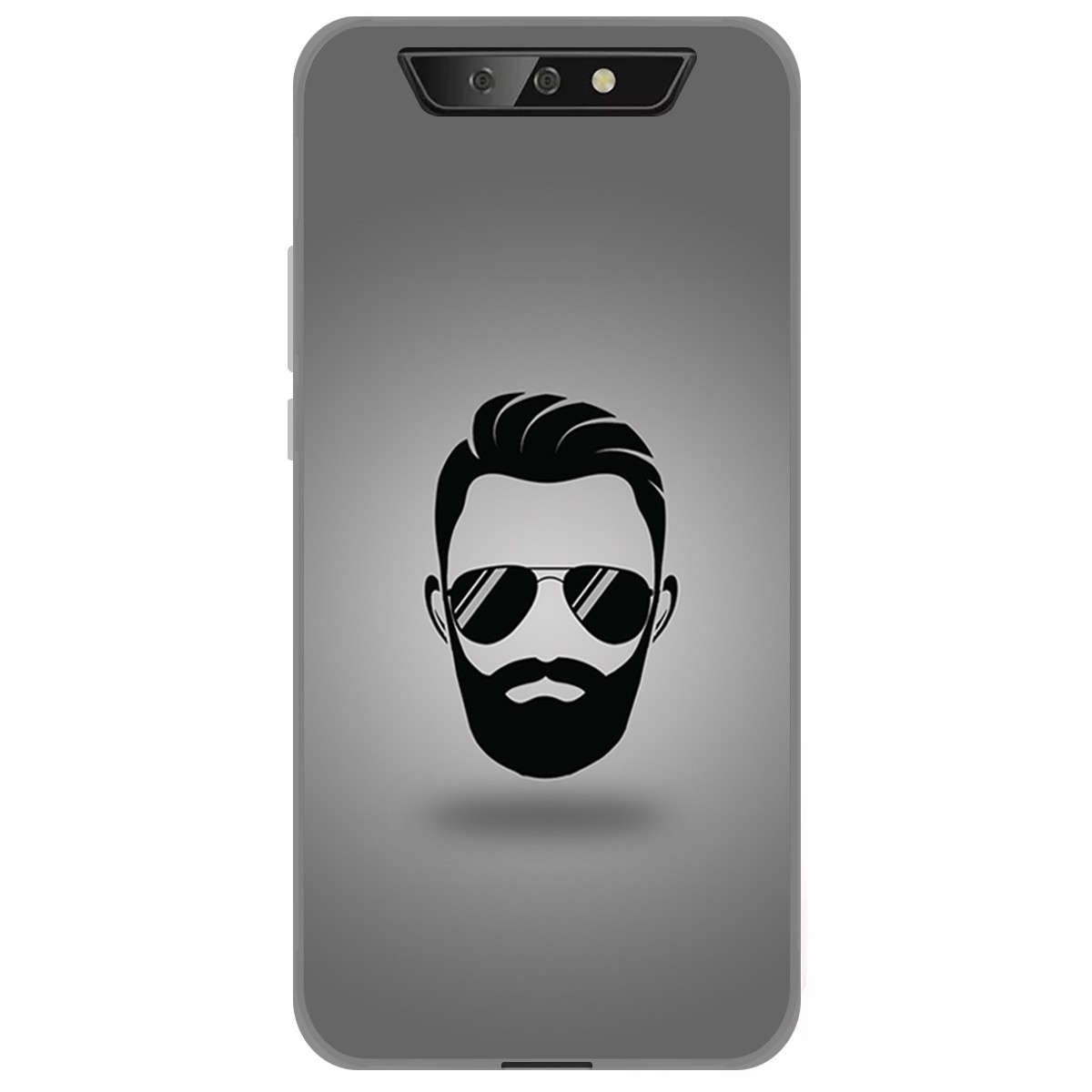 Funda Gel Tpu para Blackview BV5500 / BV5500 Pro diseño Barba Dibujos