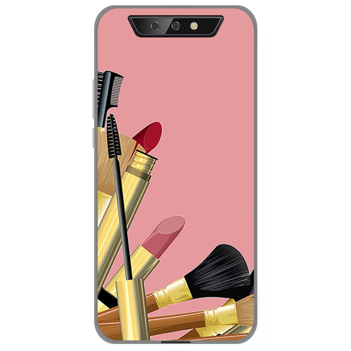 Funda Gel Tpu para Blackview BV5500 / BV5500 Pro diseño Brochas Dibujos