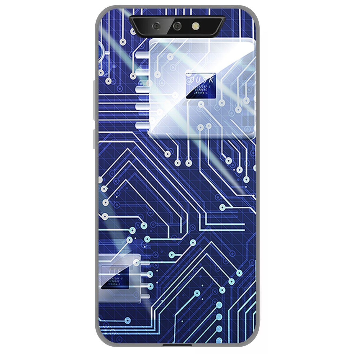 Funda Gel Tpu para Blackview BV5500 / BV5500 Pro diseño Circuito Dibujos