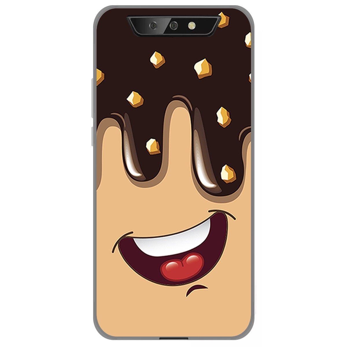 Funda Gel Tpu para Blackview BV5500 / BV5500 Pro diseño Helado Chocolate Dibujos