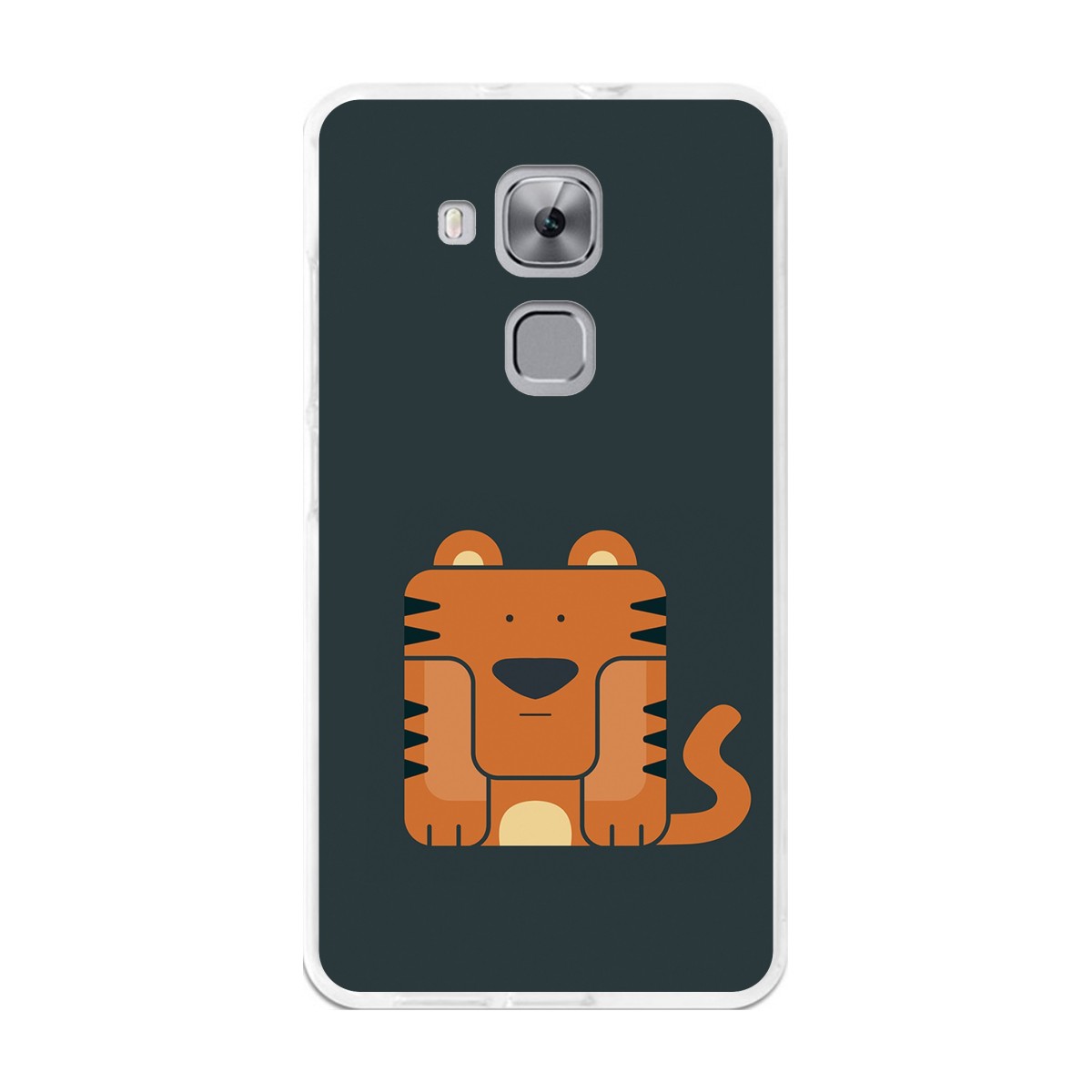 Funda Gel Tpu para Huawei Nova Plus Diseño Tigre Dibujos