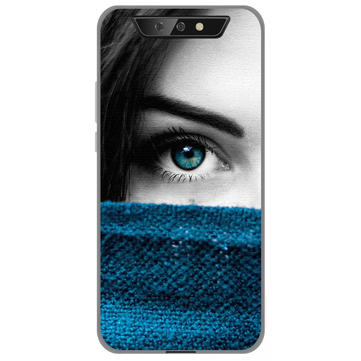 Funda Gel Tpu para Blackview BV5500 / BV5500 Pro diseño Ojo Dibujos