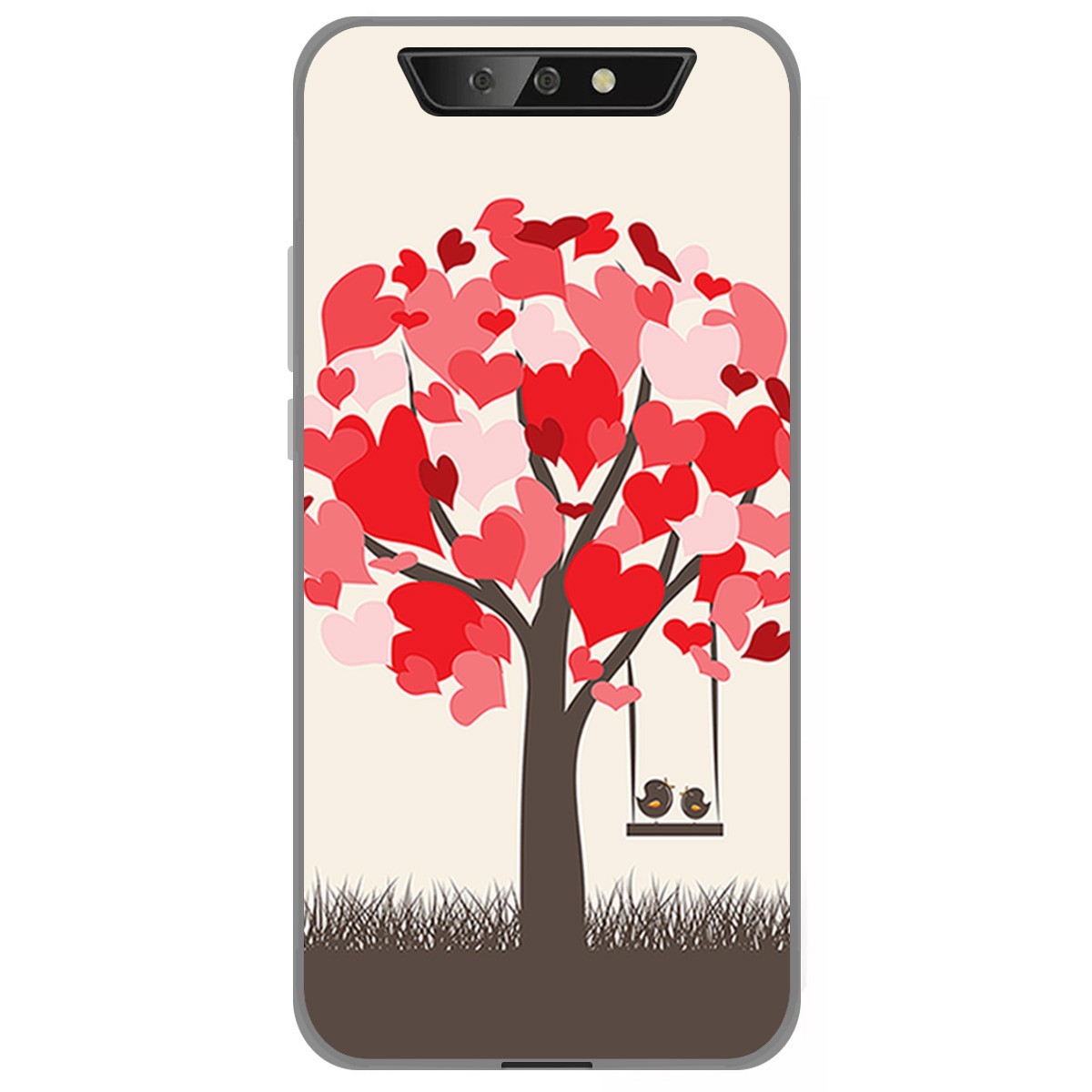Funda Gel Tpu para Blackview BV5500 / BV5500 Pro diseño Pajaritos Dibujos
