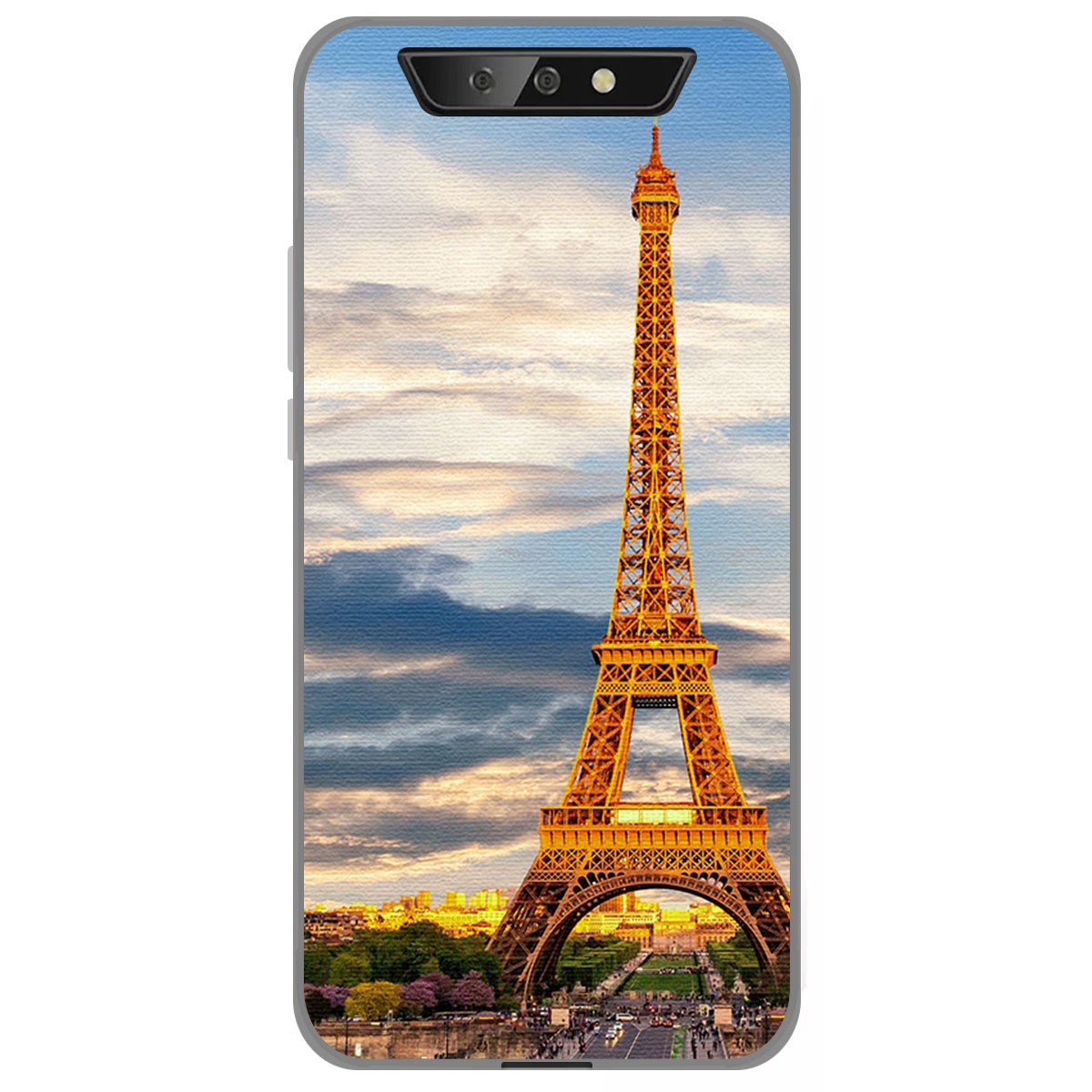 Funda Gel Tpu para Blackview BV5500 / BV5500 Pro diseño Paris Dibujos