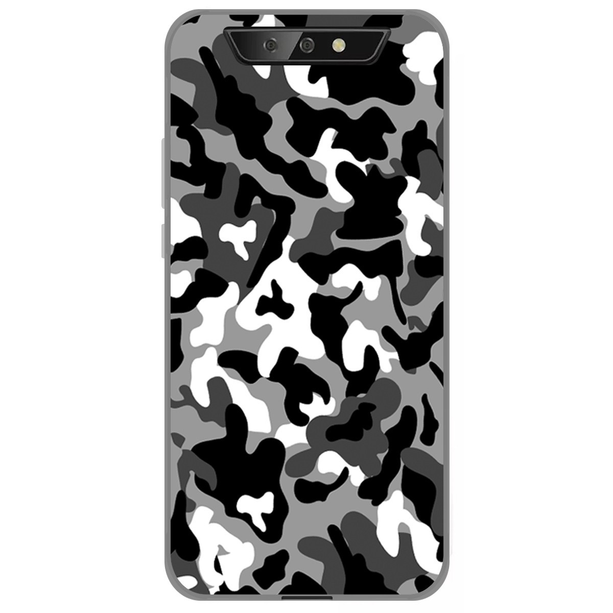 Funda Gel Tpu para Blackview BV5500 / BV5500 Pro diseño Snow Camuflaje Dibujos