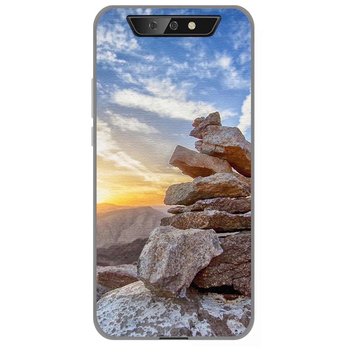 Funda Gel Tpu para Blackview BV5500 / BV5500 Pro diseño Sunset Dibujos
