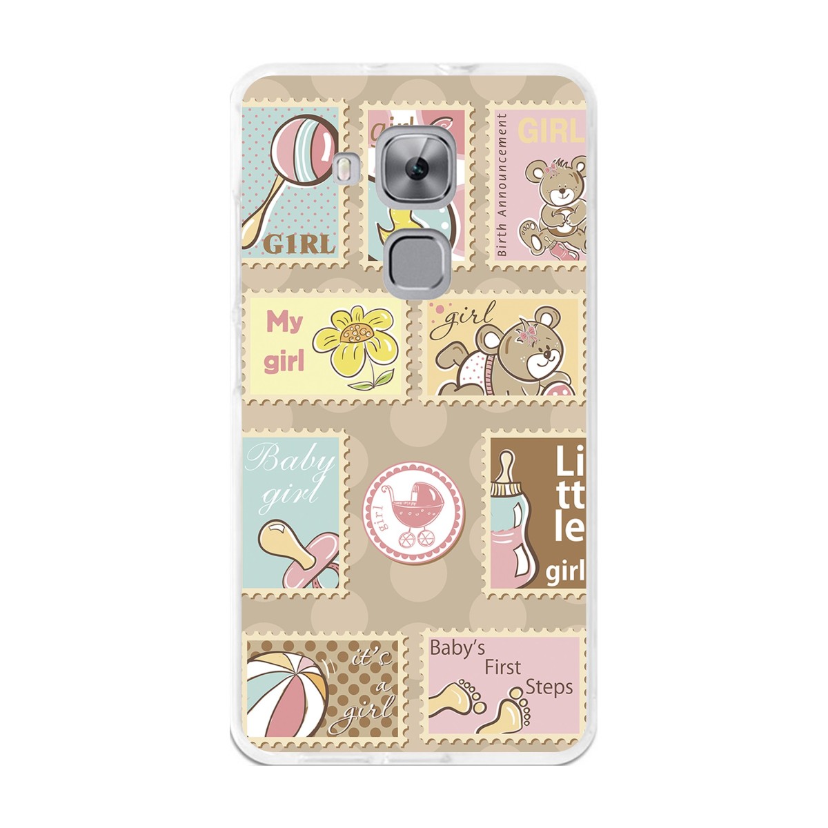Funda Gel Tpu para Huawei Nova Plus Diseño Sellos Dibujos