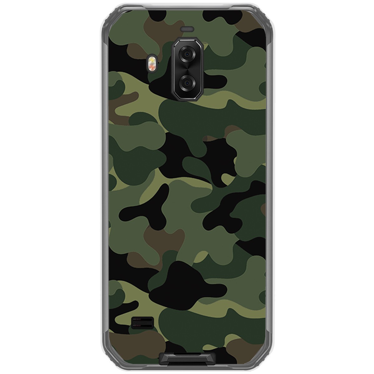 Funda Gel Tpu para Blackview Bv9600 Pro diseño Camuflaje Dibujos
