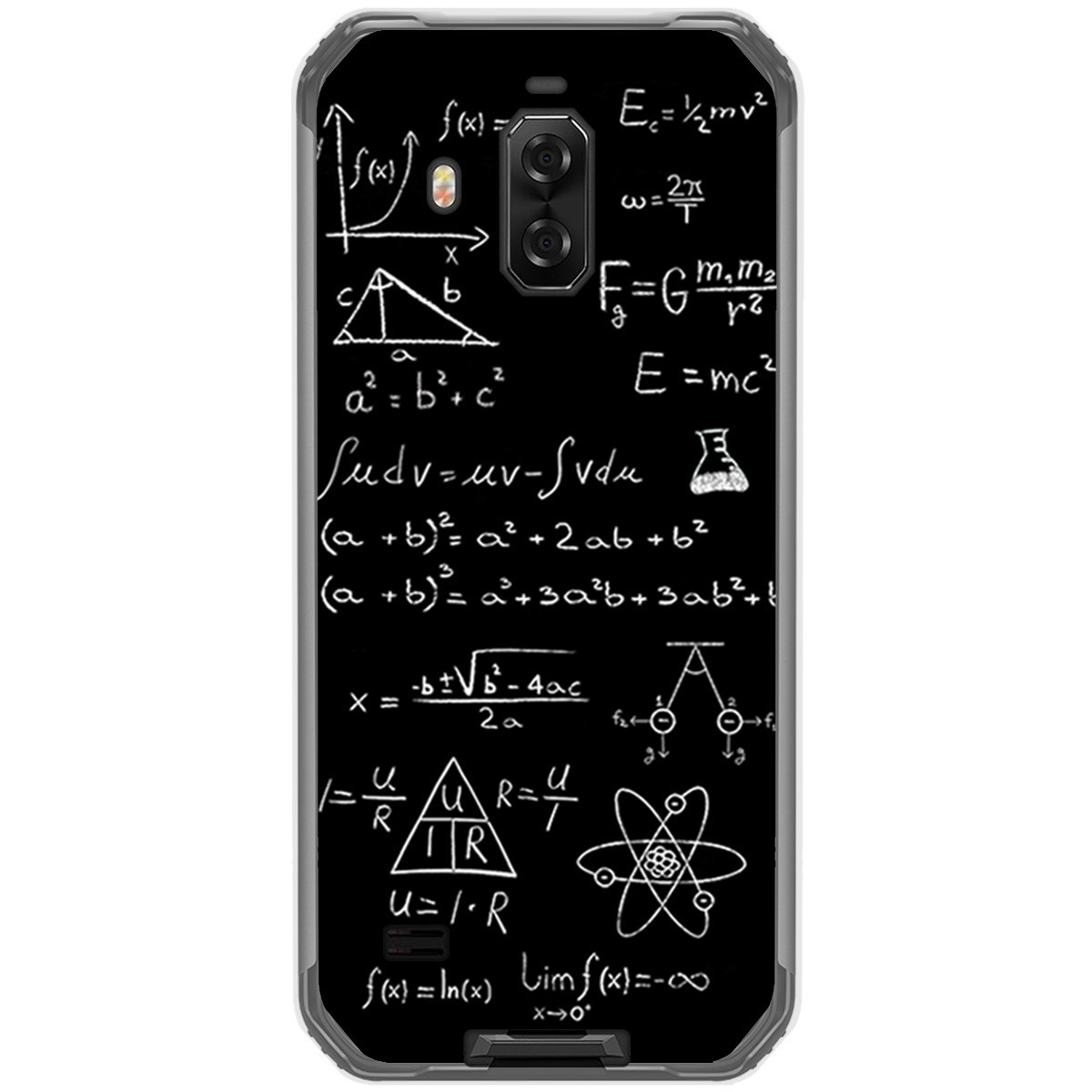 Funda Gel Tpu para Blackview Bv9600 Pro diseño Formulas Dibujos