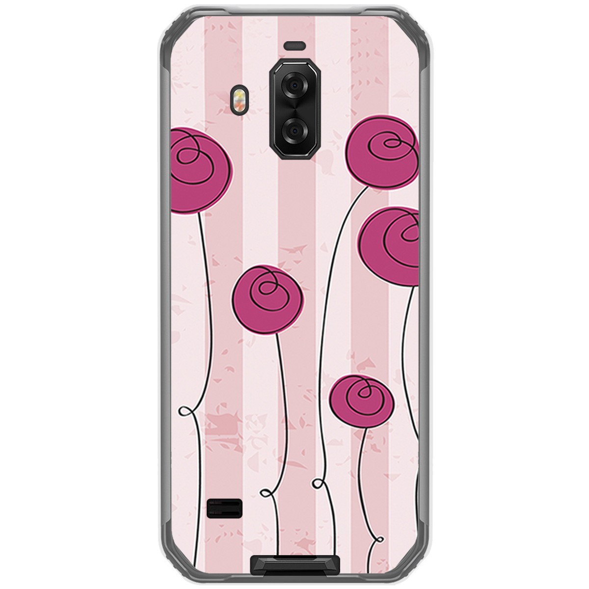 Funda Gel Tpu para Blackview Bv9600 Pro diseño Flores Vintage Dibujos