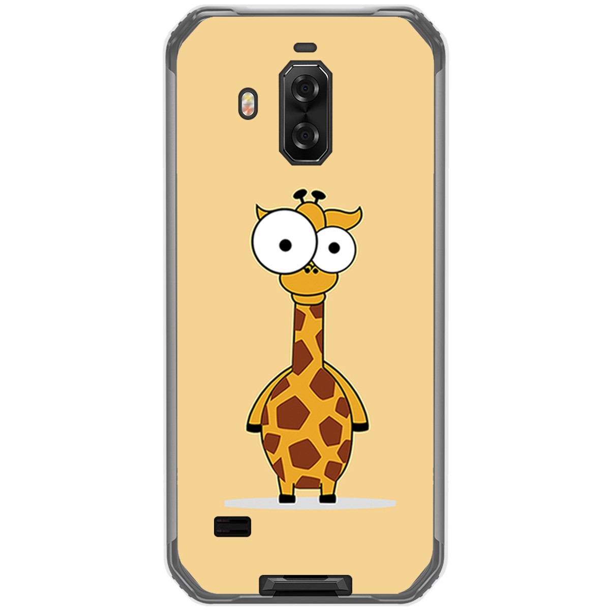 Funda Gel Tpu para Blackview Bv9600 Pro diseño Jirafa Dibujos