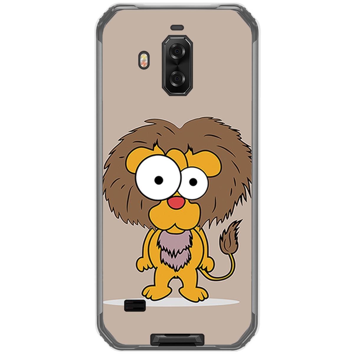 Funda Gel Tpu para Blackview Bv9600 Pro diseño Leon Dibujos