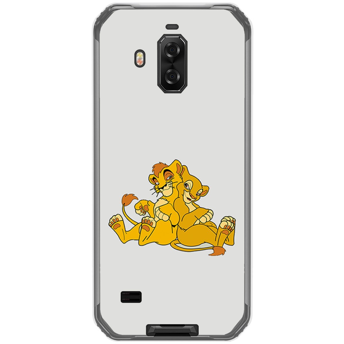 Funda Gel Tpu para Blackview Bv9600 Pro diseño Leones Dibujos